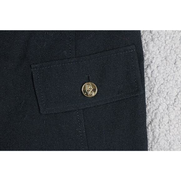 Dolce Gabbana Jacket Womens 44 Black Crepe Wool Blazer Italy - Picture 4 of 10